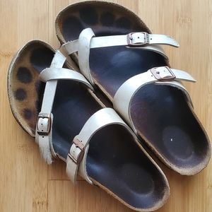 Birkenstock mayari pearl white